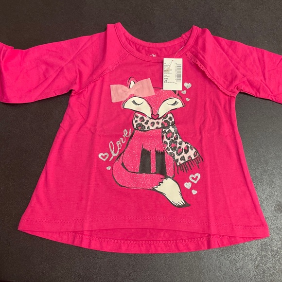 The Children’s Place Toddler Girl High Low Top Long Sleeve size 2T(#5501) - Picture 8 of 9